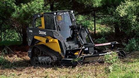 john deere skid steer rotary cutter|brush cutter attachment for skid steer.